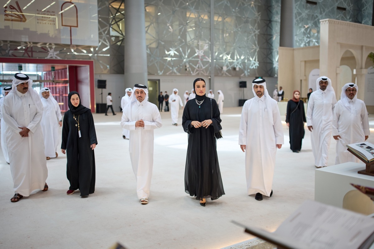 ‫ صاحبة السمو تزور معرض الدوحة الدولي للكتاب