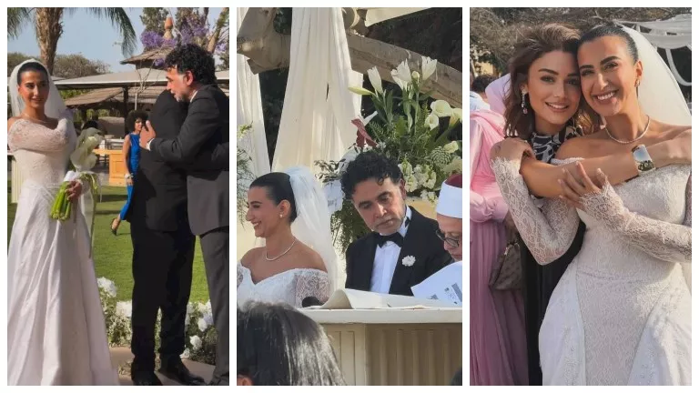 حفل زفاف هاني خليفة والمنتجة رنا حسانين بحضور النجوم