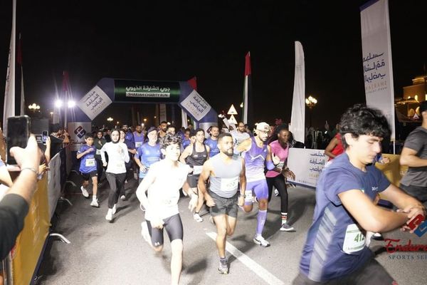 500 مشارك في جري الشارقة الخيري دعماً للعمل الإنساني