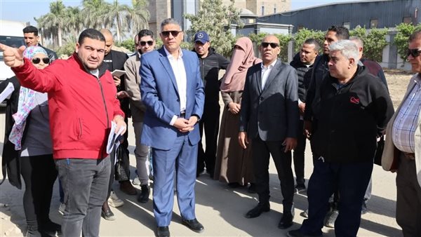محافظ الجيزة يتفقد أعمال تطوير ورصف طرق المنطقة الصناعية بأبو رواش