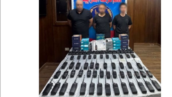 ضبط مروجي أجهزة لاسلكية بدون ترخيص بالقاهرة