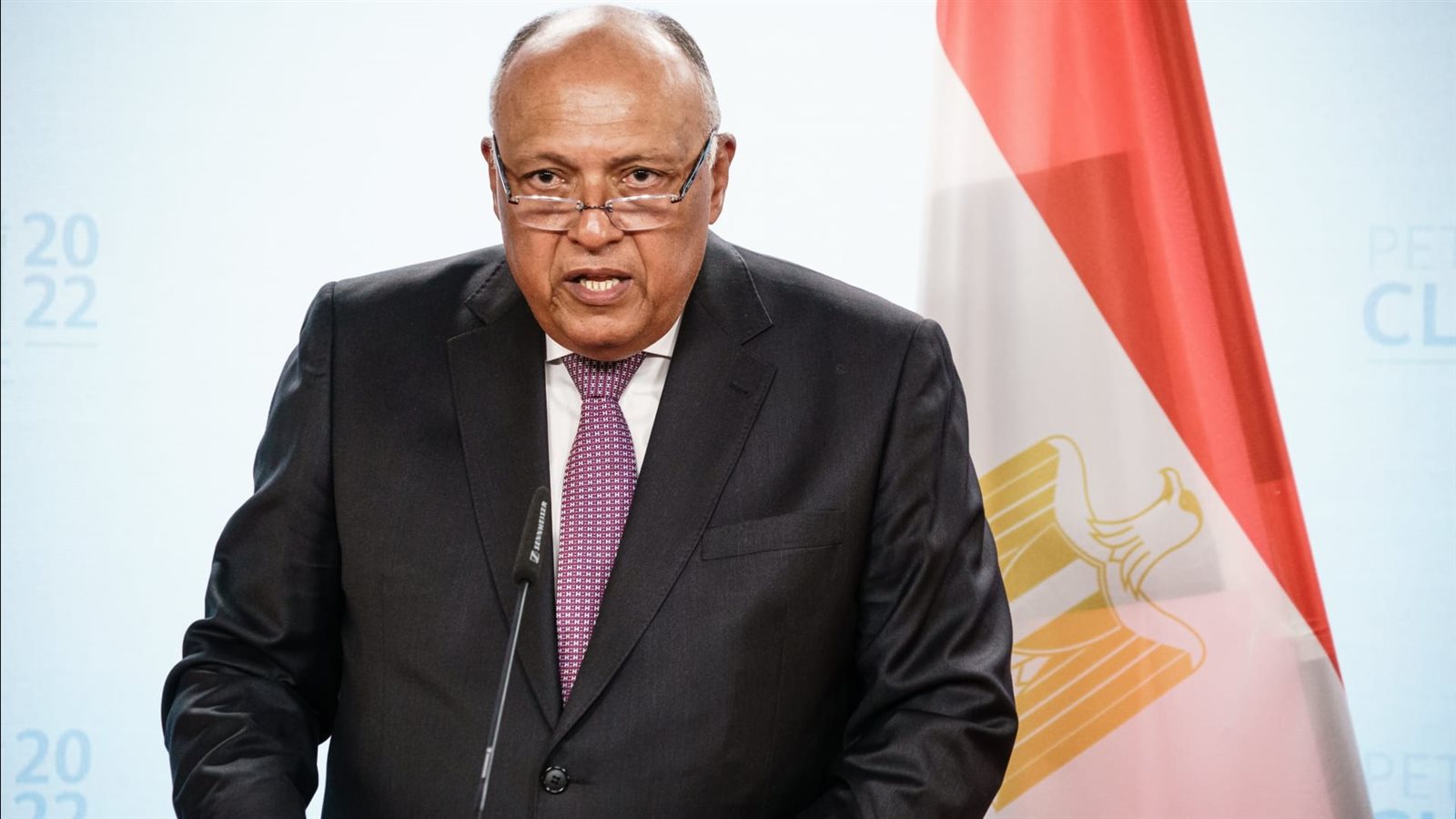 سامح شكري : الرئيس السيسي أكد ضرورة الحكمة وعدم الانجرار لمغامرات تضر الشعوب العربية