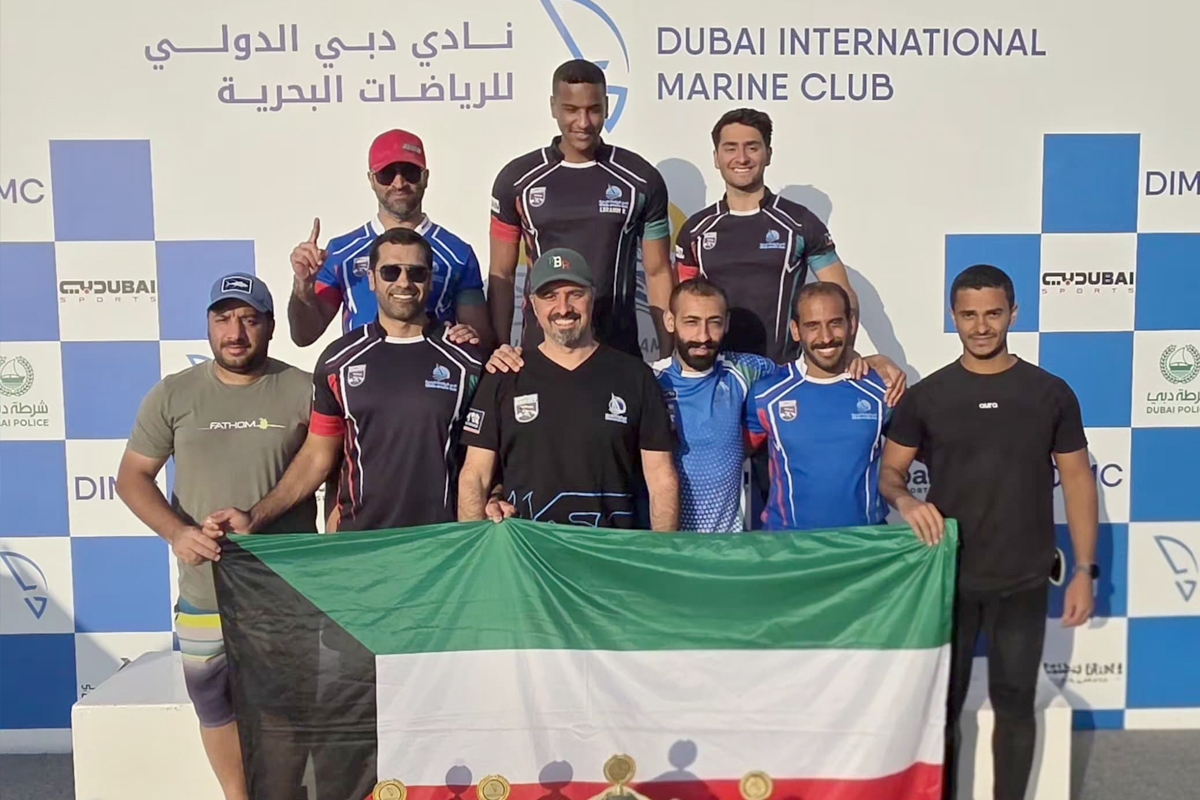 5 مراكز متقدمة للاعبي نادي الرياضات البحرية