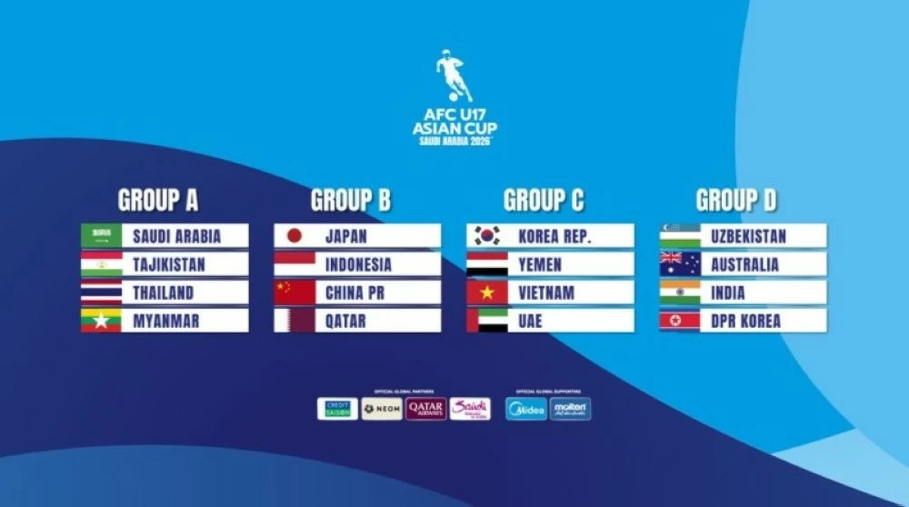 منتخب السعودية للناشئين في المجموعة الأولى لكأس آسيا تحت 17 عاماً