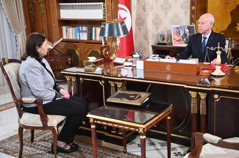 الرئيس التونسي يتهم “فلول المنظومة القديمة” بتأجيج الأوضاع في البلاد