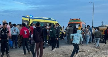 إصابة 7 أشخاص فى تصادم سيارتين بالظهير الصحراوى لمحافظة البحيرة