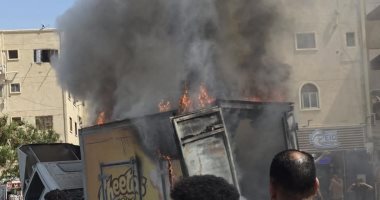 السيطرة على حريق سيارة فى المقطم
