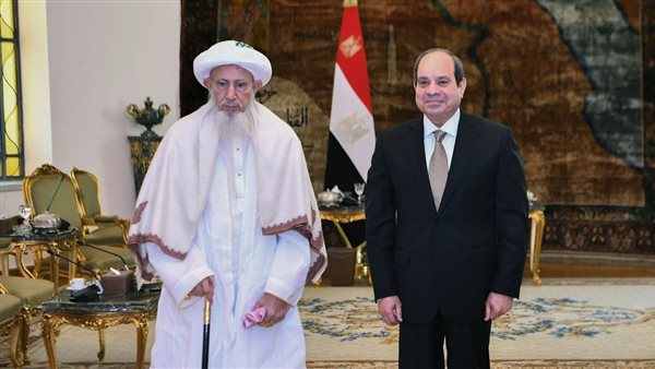 سلطان البهرة يثمن دور مصر في دفع جهود إرساء السلام والأمن والاستقرار بالمنطقة والعالم