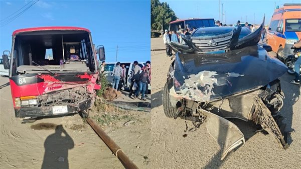 إصابة 17 شخصًا في حادث تصادم بطريق "الإسماعيلية