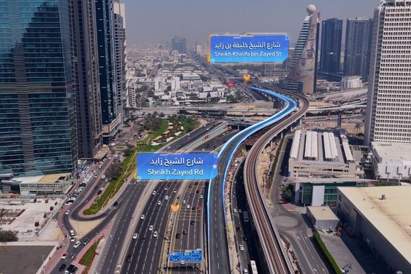 افتتاح جسر رئيس بطول 1000 متر ضمن تطوير دوار المركز التجاري بدبي