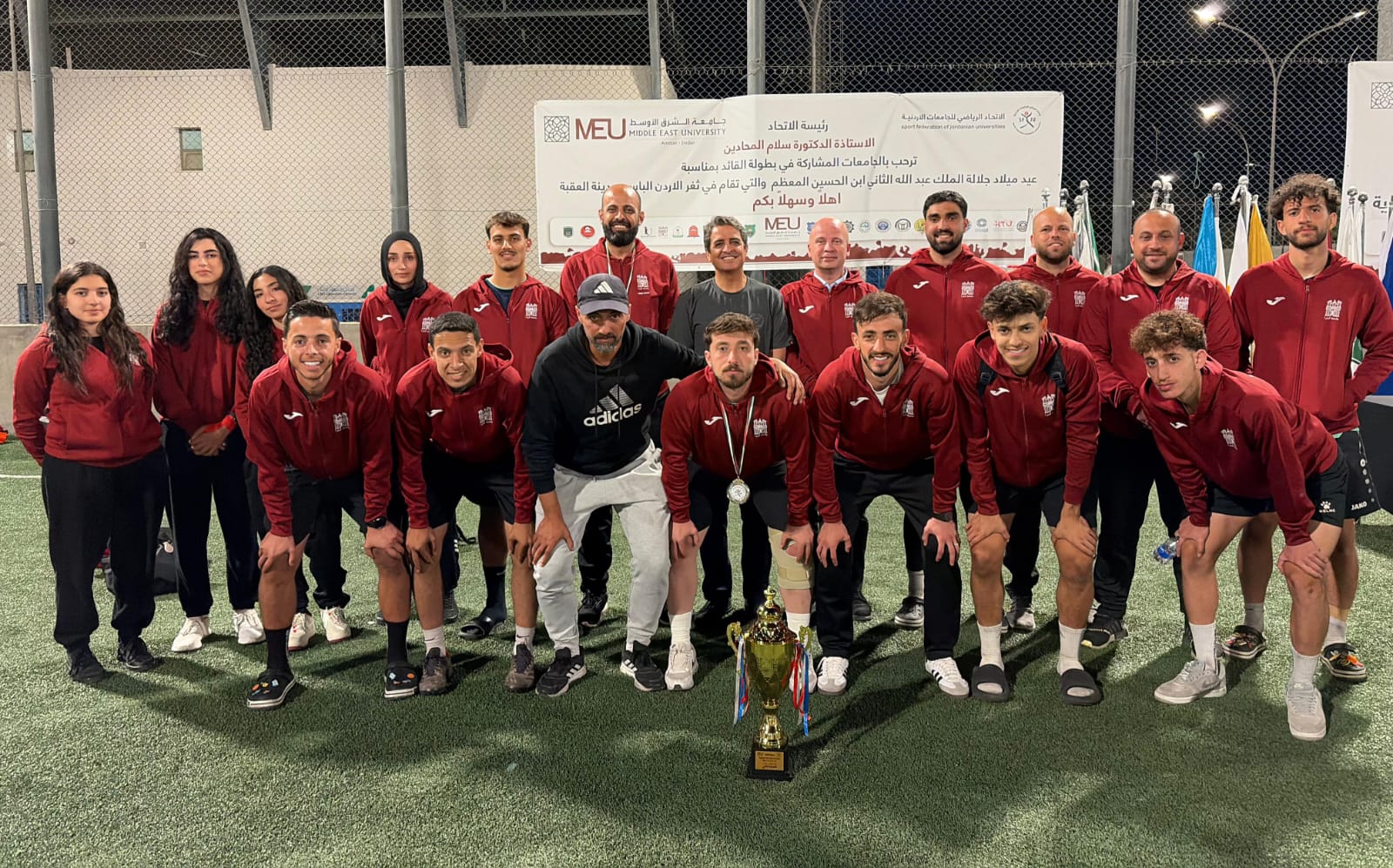 جو 24 : جامعة البترا تحرز المركز الثاني في بطولة القائد لكرة القدم بالعقبة