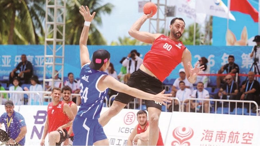 منتخب اليد الشاطئية يحقق فوزا معنويا على منغوليا في ختام مشواره الآسيوي