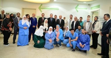 افتتاح أعمال تطوير محطة الكهرباء ووحدة الرعاية المركزة بمستشفى أبو الريش