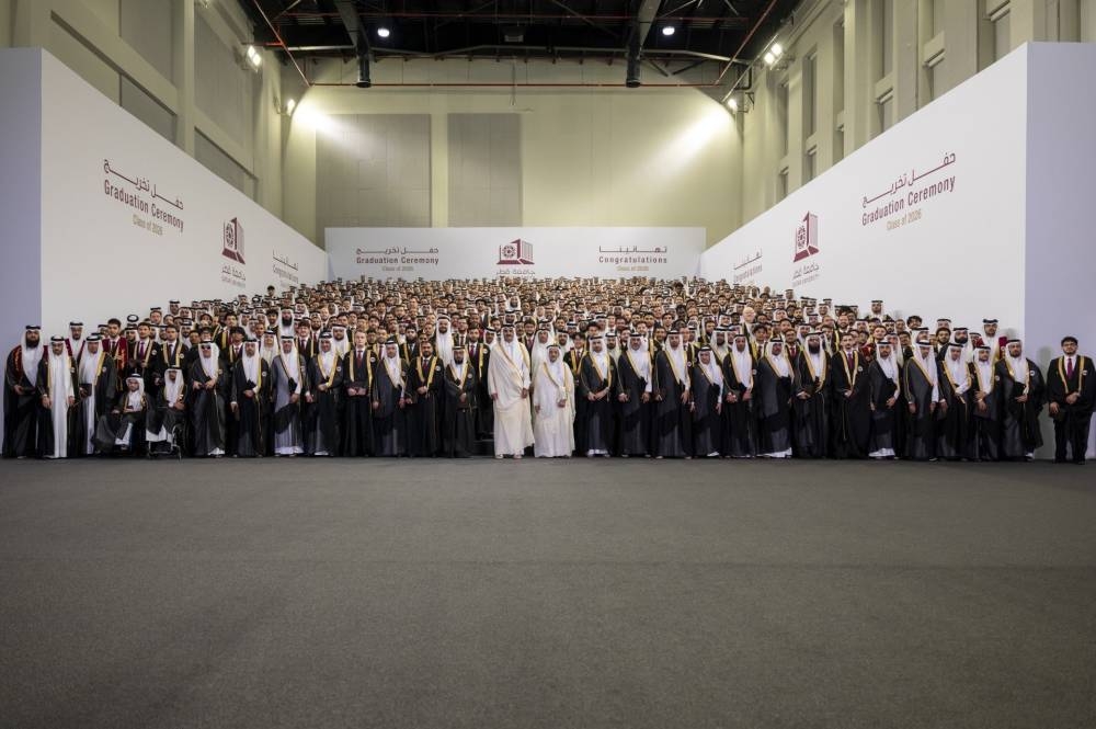 صاحب السمو يرعى حفل تخريج طلاب جامعة قطر دفعة 2026