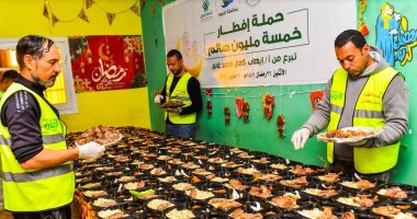 الأورمان عضو التحالف الوطني توزع كراتين مواد غذائية ووجبات إفطار ومنح مالية