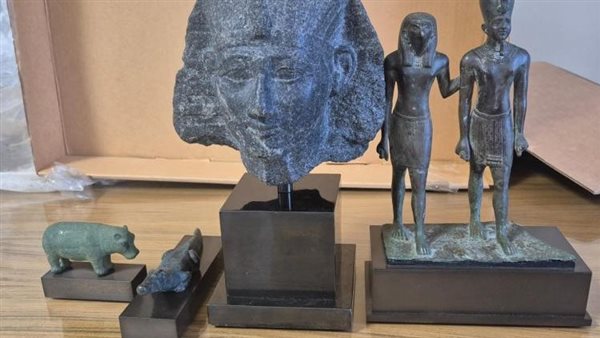 مصر تسترد أربع قطع أثرية نادرة من الولايات المتحدة الأمريكية