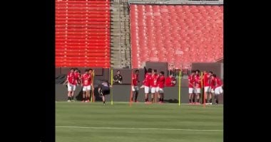 شاهد.. مران منتخب مصر الأخير قبل مواجهة البرازيل