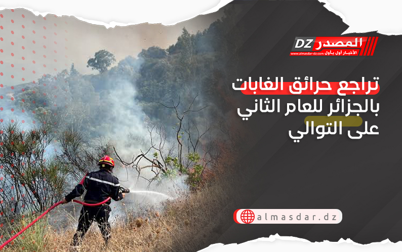 تراجع حرائق الغابات بالجزائر للعام الثاني على التوالي