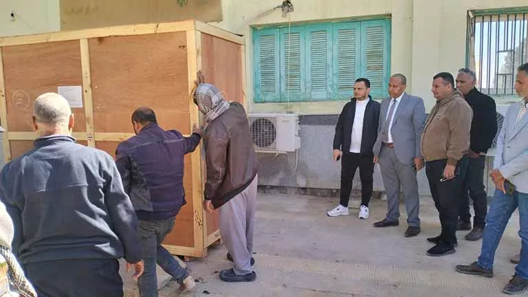 وصول جهاز أشعة مقطعية متطور لمستشفى الفرافرة لخدمة الحالات الحرجة