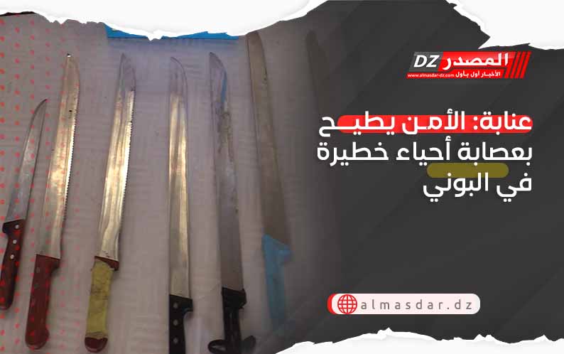 عنابة: الأمن يطيح بعصابة أحياء خطيرة في البوني