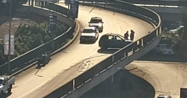 إصابة 5 أشخاص إثر حادث تصادم سيارتين بمحور 26 يوليو