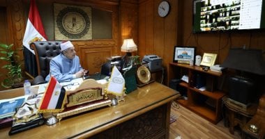 الشيخ أيمن عبدالغني والدكتور الشرقاوي يجتمعان برؤساء لجان الثانوية الأزهرية