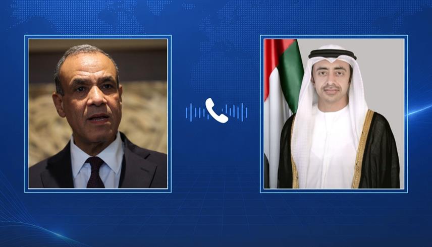 عبدالله بن زايد ونظيره المصري يبحثان هاتفياً التطورات الإقليمية وتداعياتها على أمن المنطقة