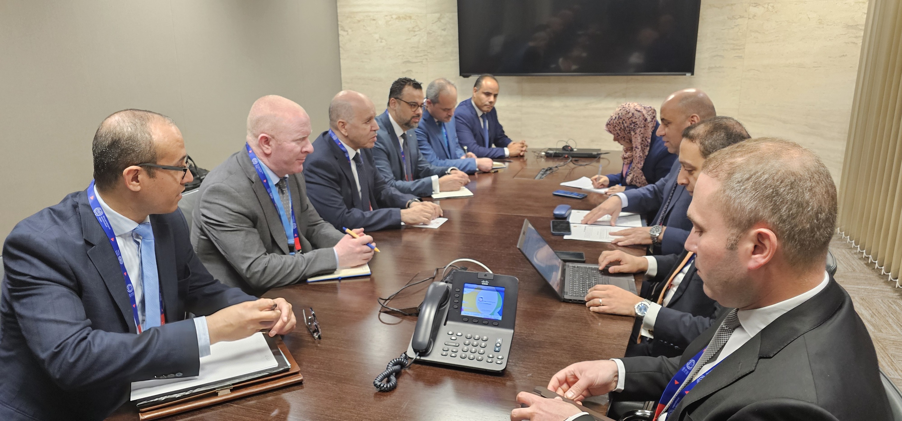 الدورة 114 لمؤتمر العمل الدولي: السيد سايحي يبحث مع نظيره المصري سبل تعزيز الشراكة الثنائية