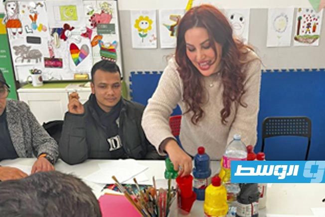 سعاد اللبة تطلق ورشة فنية تعليمية بـ«نابولي»