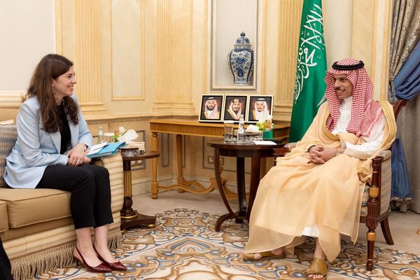 وزير الخارجية يبحث مع مستشارة الرئيس الفرنسي مستجدات الأوضاع في المنطقة