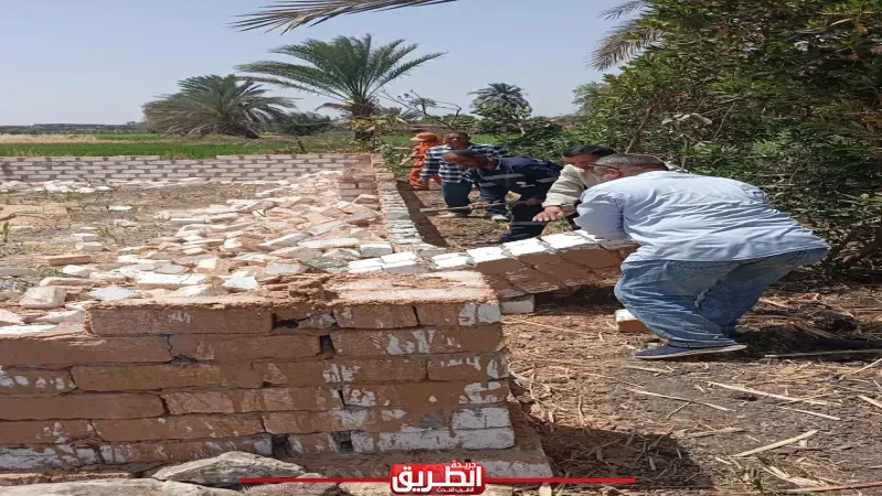 إزالة 23 حالة تعدي على مساحة 6991 متر من الأراضي الزراعية وأملاك الدولة بنجع حمادي قنا