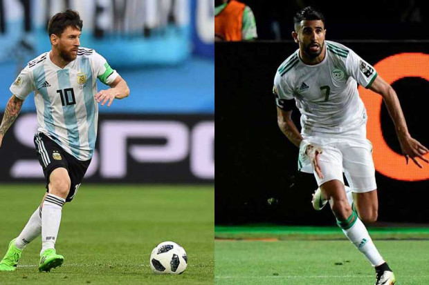 محرز وميسي يتقدمان ملصق المونديال الأمريكي