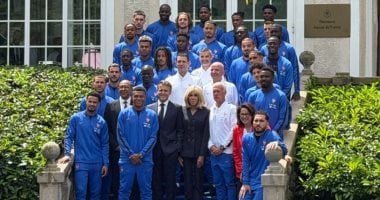 ماكرون يزور معسكر منتخب فرنسا قبل كأس العالم