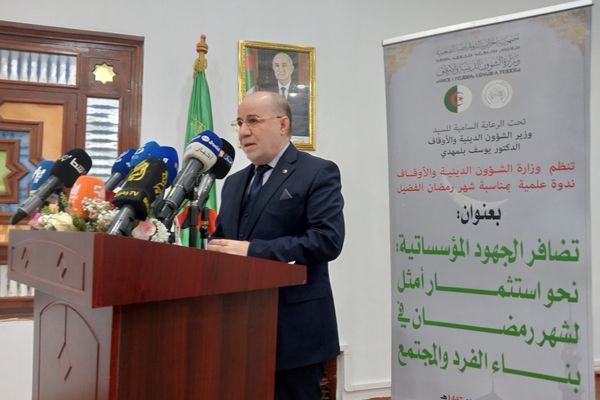 بلمهدي: رمضان فرصة لترسيخ القيم وتصحيح السلوكات