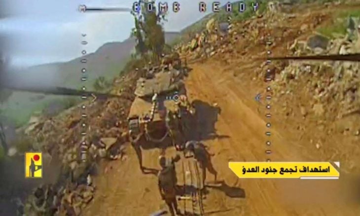 الجيش الإسرائيلي يعلن إصابة 7 جنود بانفجار مسيرة في جنوب لبنان