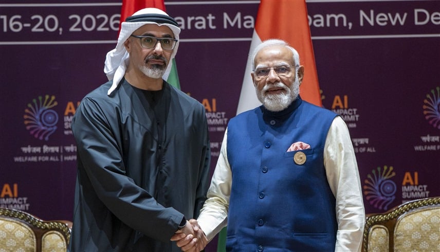 خالد بن محمد بن زايد ومودي يبحثان تعزيز الشراكة الإستراتيجية