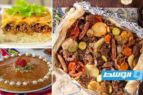 ورقة لحمة وكنافة بطاطا على مائدة اليوم الخامس والعشرين من رمضان