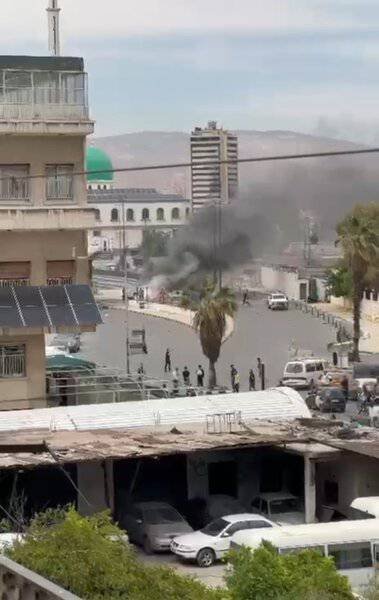 بالفيديو: إنفجار سيارة مفخخة في دمشق
