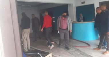 إخماد حريق داخل مستشفى فى الوراق