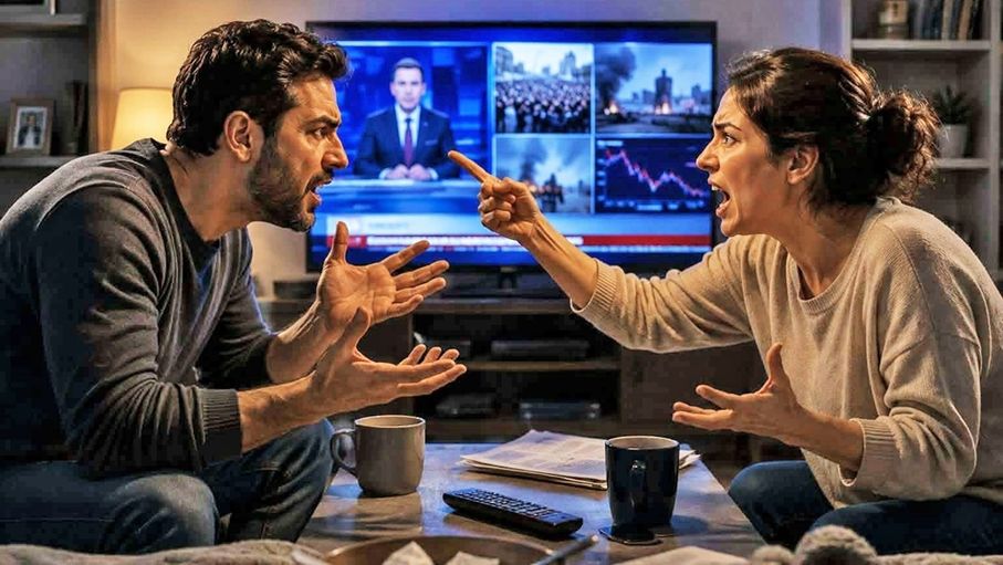 اختلاف الآراء بين الأزواج.. متى تتحول السياسة إلى سبب للخلاف؟