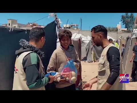 اللجنة المصرية بالتعاون مع المطبخ العالمي “حملة توزيع سلة خضار”