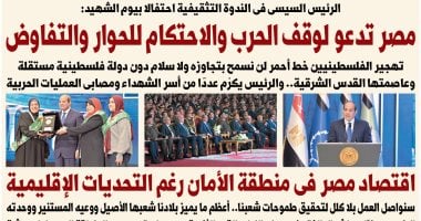 مصر تدعو لوقف الحرب والاحتكام للحوار والتفاوض.. غدا فى اليوم السابع
