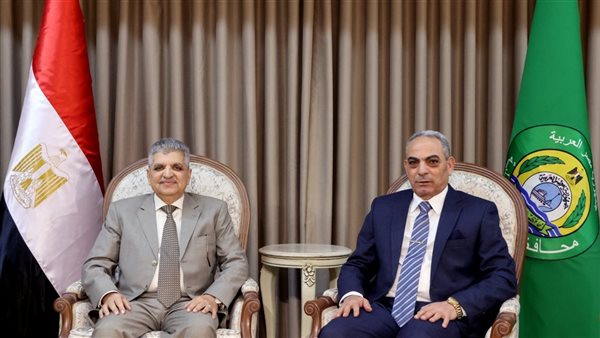 محافظ الإسماعيلية يستقبل رئيس هيئة قناة السويس