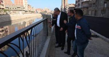 محافظ الغربية يتابع أعمال رصف وتطوير كورنيش ترعة الساحل بسمنود