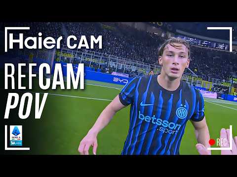 HAIER CAM | REF CAM POV: You Are The Referee in Inter-Juventus