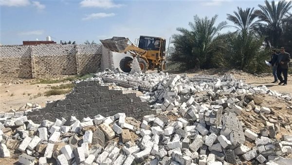 إزالة 206 حالة تعدٍ على أراضي الدولة بالإسماعيلية