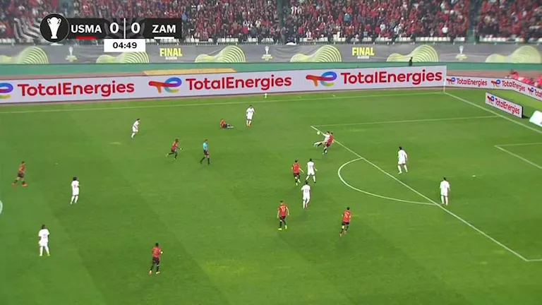 التعادل السلبي يحسم الشوط الأول بين الزمالك واتحاد العاصمة في نهائي ال