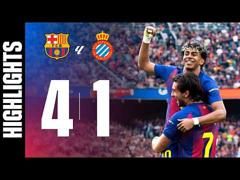 HIGHLIGHTS | FC BARCELONA 4 vs 1 ESPANYOL