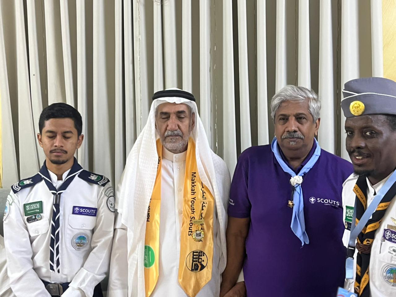 بادرة من كشافة شباب مكة.. وفاء لعطائهم تكريم ذهبي لشخصيات ساهمت في خدمة ضيوف الرحمن بمكة