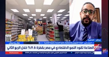 أستاذ تمويل لإكسترا نيوز: الصناعة والخدمات تقود نمو الاقتصاد المصري